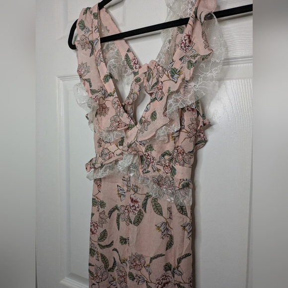 For Love and Lemons Bee Balm Maxi Dress Size Medium - Picture 10 of 12